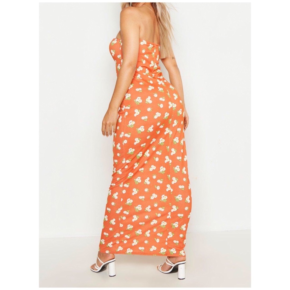 🌻Bandeau Style Floral Maxi Dress - Picture 3 of 4